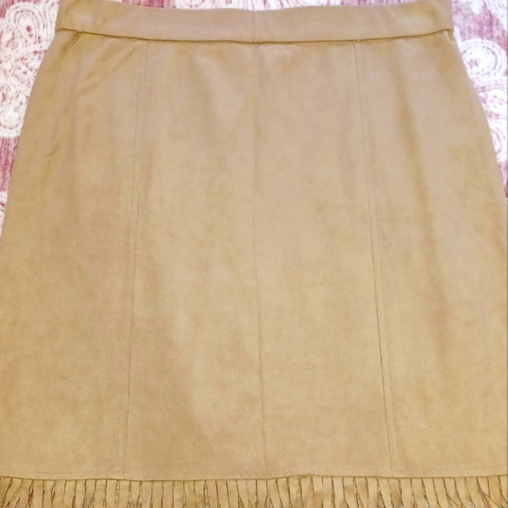 Faux Suede skirt